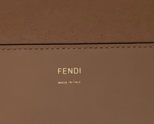 Replica Fendi 8266S Sunshine Medium Bag 8BH386 Apricot leather shopper 6