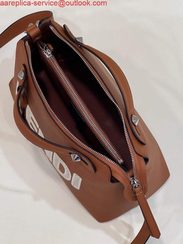 Replica Fendi 8BL146 By The Way Medium Brown leather Boston Bag