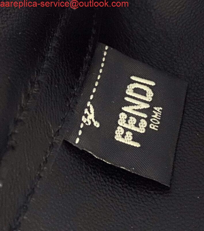 Replica Fendi 8BZ047 Guitar 8301 Shoulder bag Black 6