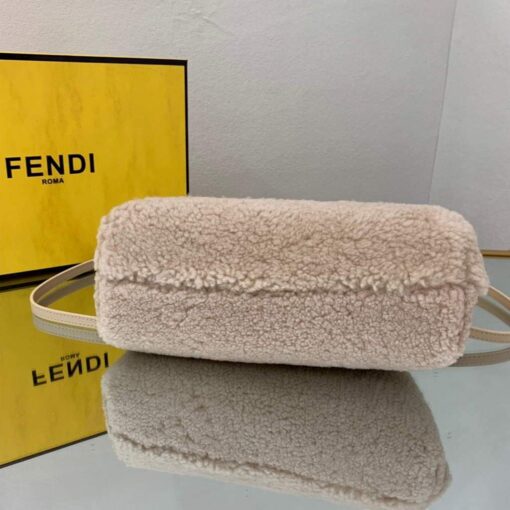 Replica Fendi First Small Sheepskin Bag 8BP129 Beige 8