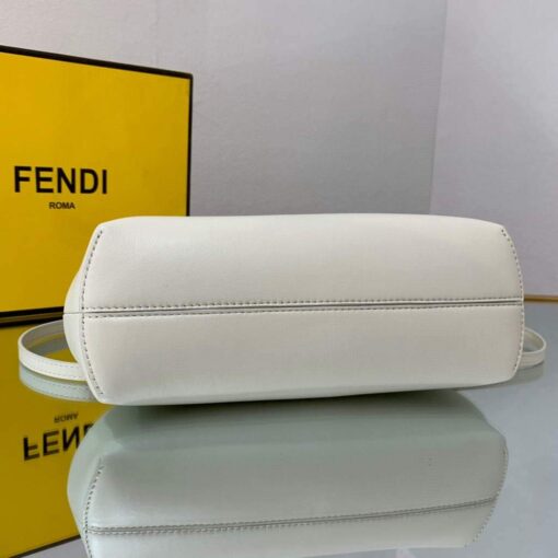 Replica Fendi FIRST Small Bag 8BP129 White Leather 8