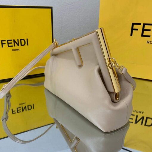 Replica Fendi FIRST Small Bag 8BP129 Light Pink Leather 3