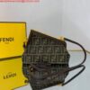 Replica Fendi FIRST Small Bag 8BP129 Dark Brown Leather 10