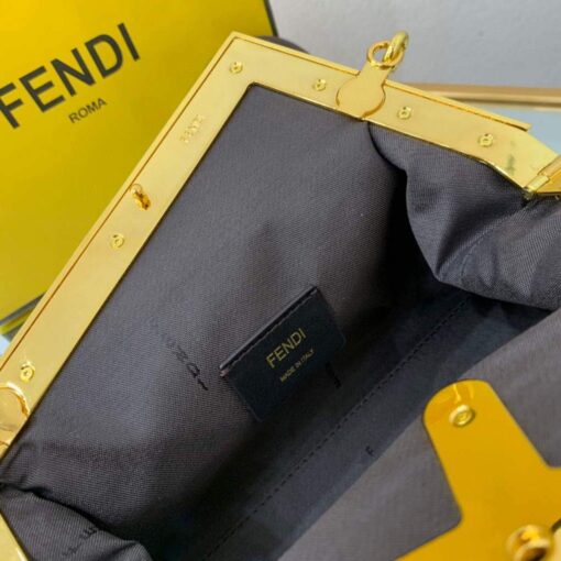 Replica Fendi FIRST Small Bag 8BP129 Dark Green FF 6