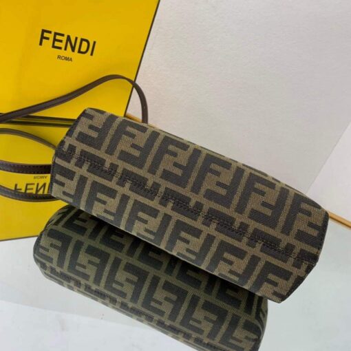 Replica Fendi FIRST Small Bag 8BP129 Dark Green FF 8