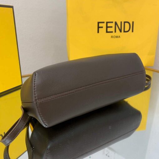 Replica Fendi FIRST Small Bag 8BP129 Dark Brown Leather 8