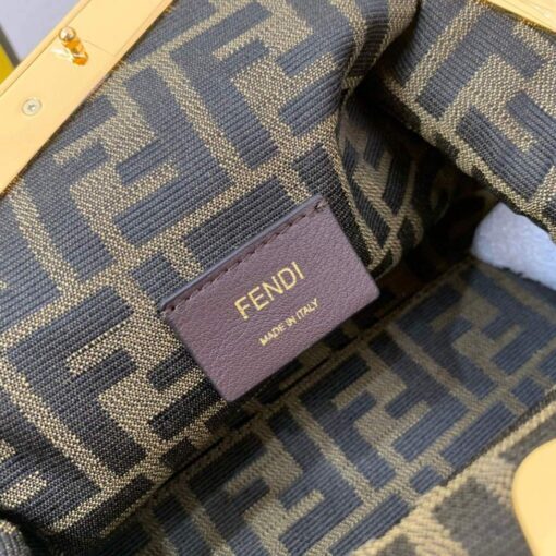 Replica Fendi FIRST Small Bag 8BP129 Black Leather 6