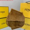 Replica Fendi FIRST Small Bag Fox fur 8BP129 Black 10