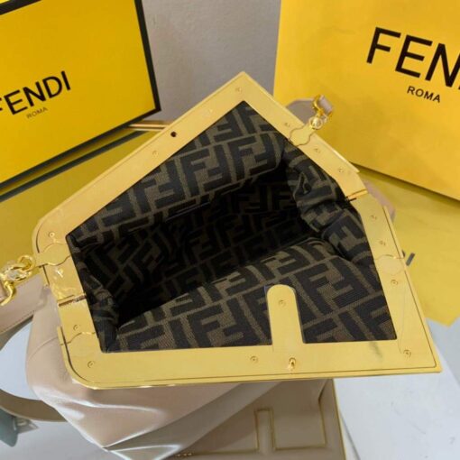 Replica Fendi FIRST Medium Bag Light Pink Leather 8BP127 5