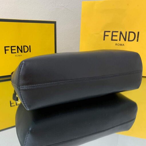 Replica Fendi FIRST Medium Bag Black Leather 8BP127 8