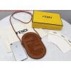 Replica Fendi 8521 Baguette Chain Midi Shoulder Bag White 9