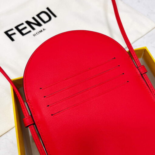 Replica Fendi 8526 Phone Shoulder Bag Red 3