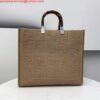 Replica Fendi 8BH386 Sunshine Medium Fendi Tote Leather Bag 8266S Beige 9