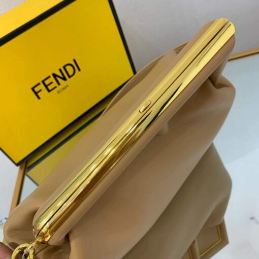 Replica Fendi FIRST Medium Bag Apricot Leather 8BP127 4