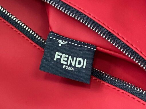 Replica Fendi Backpack Large 2380 FF Black with Red 7