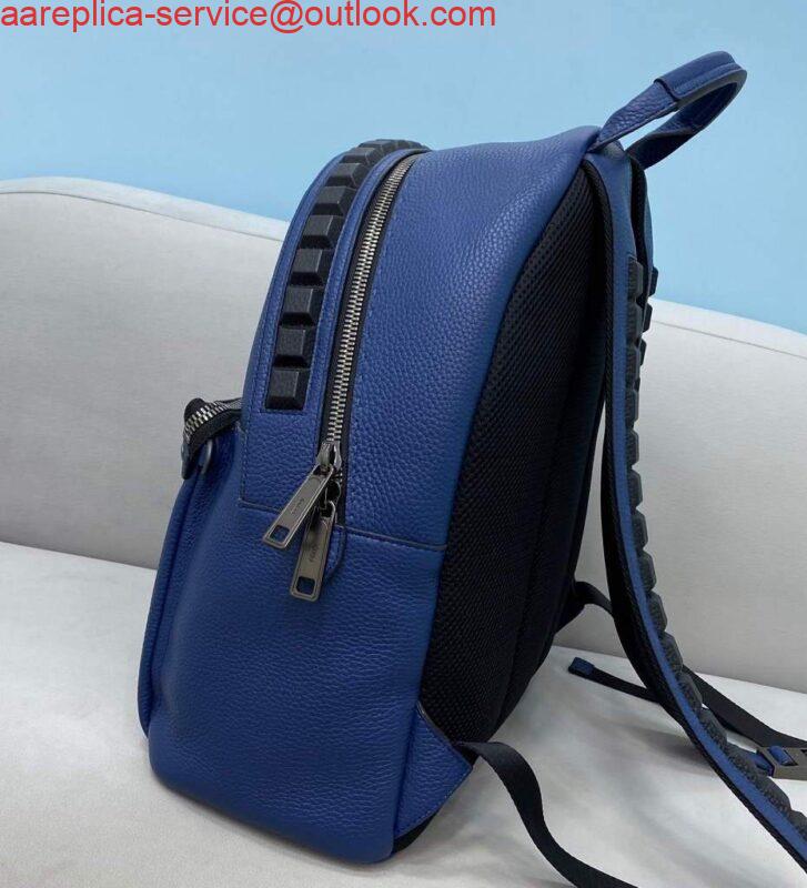 Replica Fendi Backpack Calfskin Leather 2263 Blue 2