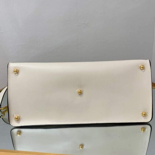 Replica Fendi 8BH391 Fendi way Medium White Leather bag 8