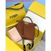 Replica Fendi 70193 Peekaboo ISEEU MEDIUM Green Leather Bag 7