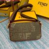 Replica Fendi 8BR600 Baguette Embroidered Canvas Bag Apricot 10