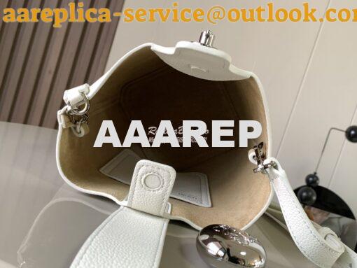 Replica Loewe Mini Pebble Bucket Bag In soft grained calfskin 973543 W 7