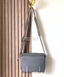 Replica Loewe XS Military Messenger Bag In Soft Grained Calfskin B553A 2