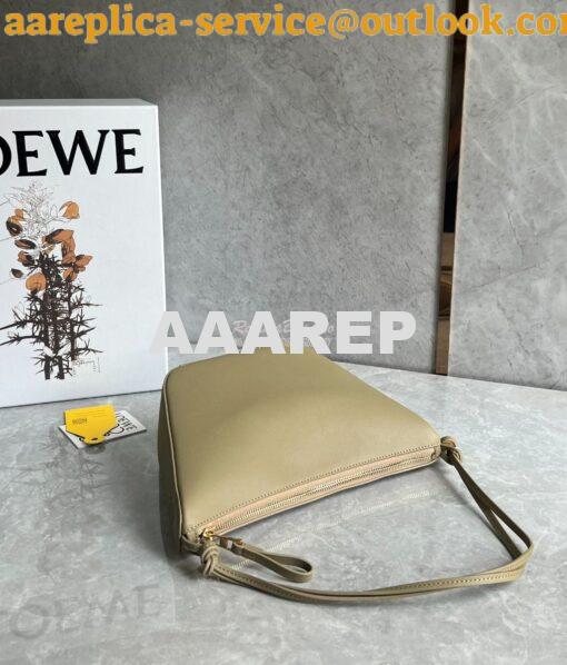 Replica Loewe Mini Hammock Hobo bag in classic calfskin A538G13 Clay G 5