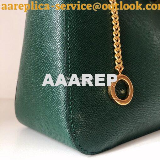 Replica Valentino Vsling Grainy Calfskin Hobo Bag 50027 Green 3