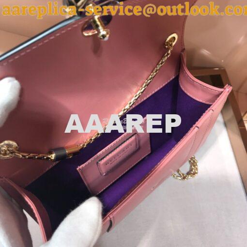 Replica Bvlgari Serpenti Forever Flap Cover Bag 34559 Pink 8