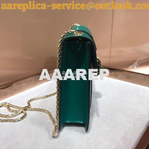 Replica Bvlgari Serpenti Forever Flap Cover Bag 34559 Green 5