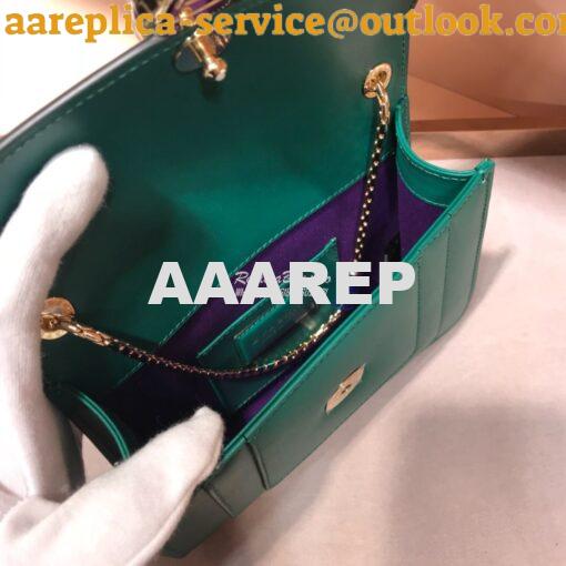 Replica Bvlgari Serpenti Forever Flap Cover Bag 34559 Green 7