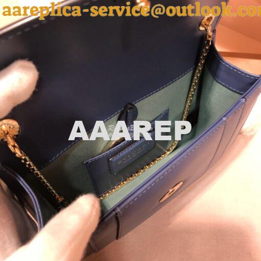 Replica Bvlgari Serpenti Forever Flap Cover Bag 34559 Ash Blue 7