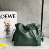 Replica Loewe Flamenco Clutch In Nappa Calfskin A411FC1 Dark Butter 11