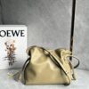 Replica Loewe Puzzle Fold Duffle in shiny calfskin B510PUB Black 15