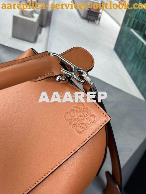 Replica Loewe Medium Puzzle Bag In Classic Calfskin A510P49 Tan 5