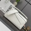 Replica Loewe Mini Hammock Hobo bag in classic calfskin A538G13 White 11