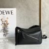 Replica Loewe Mini Hammock Hobo bag in classic calfskin A538G13 Black 9