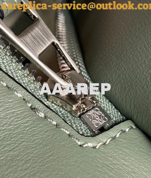 Replica Loewe Small Puzzle Bumbag In Classic Calfskin B510P35 Khaki 9