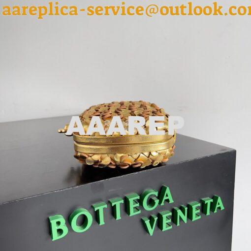 Replica Bottega Veneta BV Knot Minaudière clutch Laminated Intreccio L 5