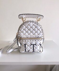 Replica Valentino Garavani Rockstud Mini VLTN Spike.IT Leather Backpac