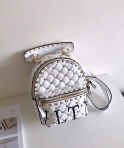 Replica Valentino Garavani Rockstud Mini VLTN Spike.IT Leather Backpac 2