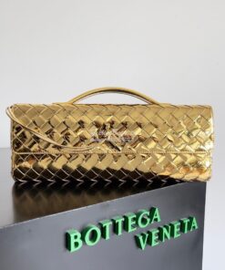 Replica Bottega Veneta BV Long Clutch Andiamo With Handle Intrecciato