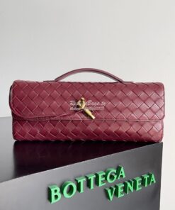 Replica Bottega Veneta BV Long Clutch Andiamo With Handle Intrecciato