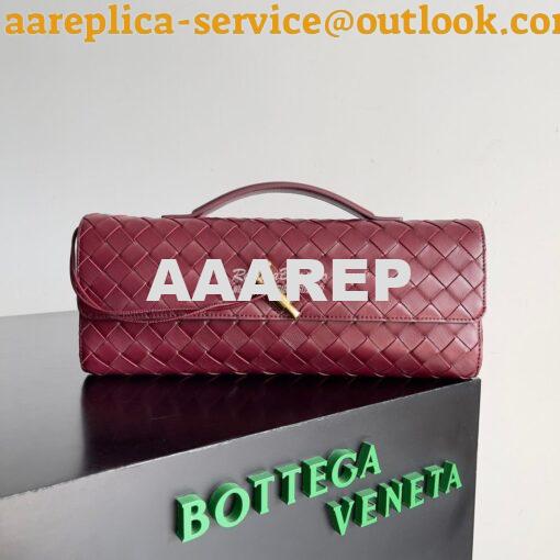 Replica Bottega Veneta BV Long Clutch Andiamo With Handle Intrecciato