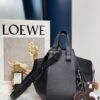 Replica Loewe Basket bag in Palm Leaf and Calfskin 8004 20