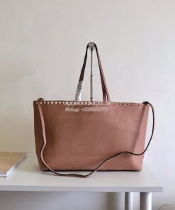 Replica Valentino Garavani Large Rockstud Tote Dusty Pink