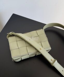 Replica Bottega Veneta BV Small Cassette Intreccio lambskin Crossbody 2