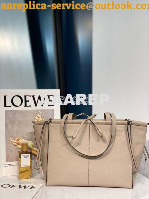 Replica Loewe Cushion Tote Bag 66025 Light Oat