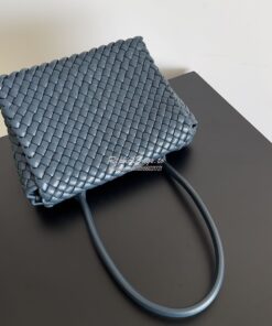 Replica Bottega Veneta BV Patti Top Handle Bag 709420 Navy 2