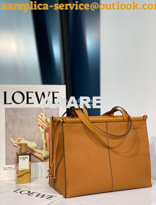 Replica Loewe Cushion Tote Bag 66025 Light Caramel 3