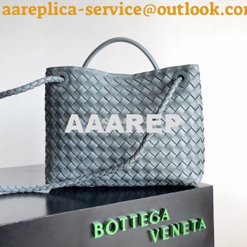 Replica Bottega Veneta BV Medium Andiamo 743572 Cloud Blue 8